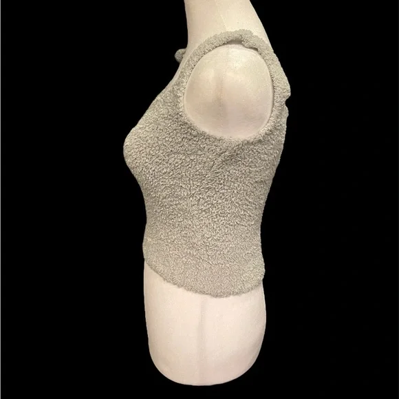 Skims Pastel Mint Green Cozy Knit Crop Tank Top Size XXS/XS - Picture 6 of 9